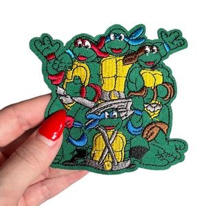 Teenage Mutant Ninja Turtles Iron On Patch Comic Book TV Show 90's Nostalgia NEW